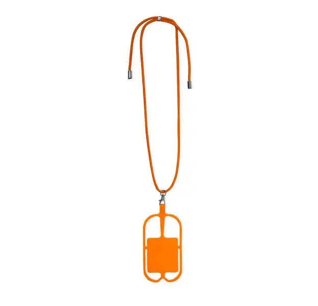 Schlüsselband Sebly - orange, Farbe: orange personalisierte Geschenke , 4 image