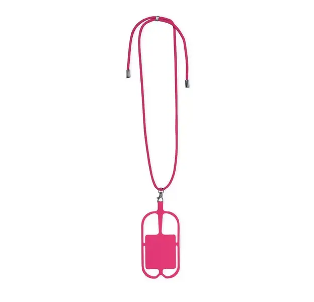 Schlüsselband Sebly - rosa, Farbe: rosa personalisierte Geschenke , 4 image
