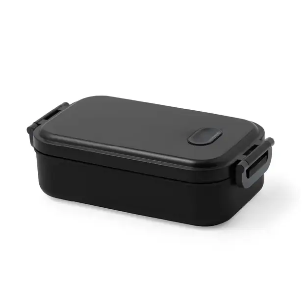 Lunch Box Alexia - schwarz, Farbe: schwarz personalisierte Geschenke , 4 image