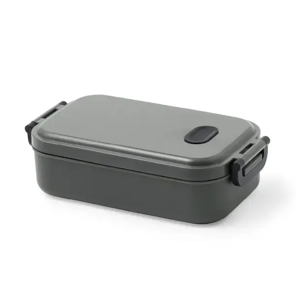 Lunch Box Alexia - grau, Farbe: grau personalisierte Geschenke , 4 image