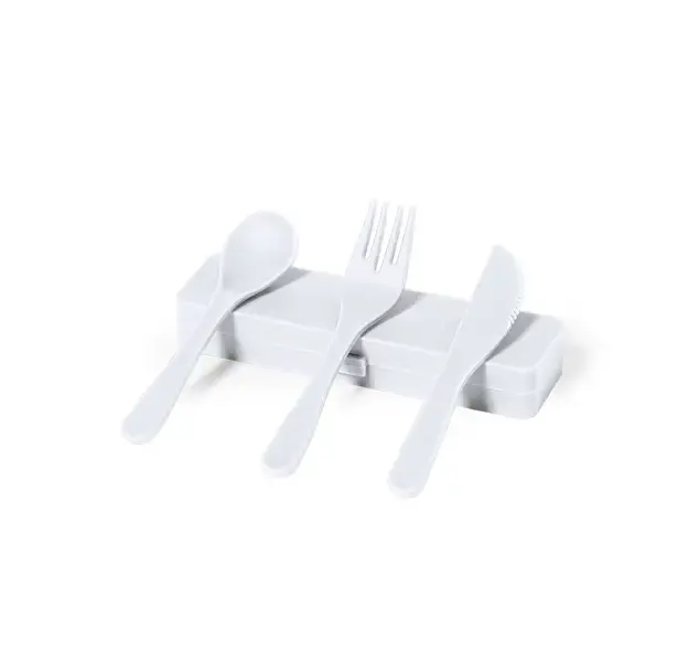 Besteckset Florax - weiß, Farbe: weiß personalisierte Geschenke , 4 image