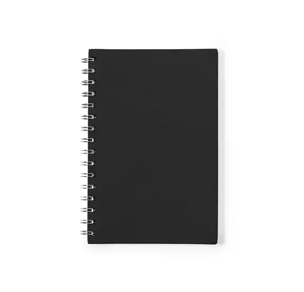 Notizbuch Kimberly - schwarz, Farbe: schwarz personalisierte Geschenke , 4 image
