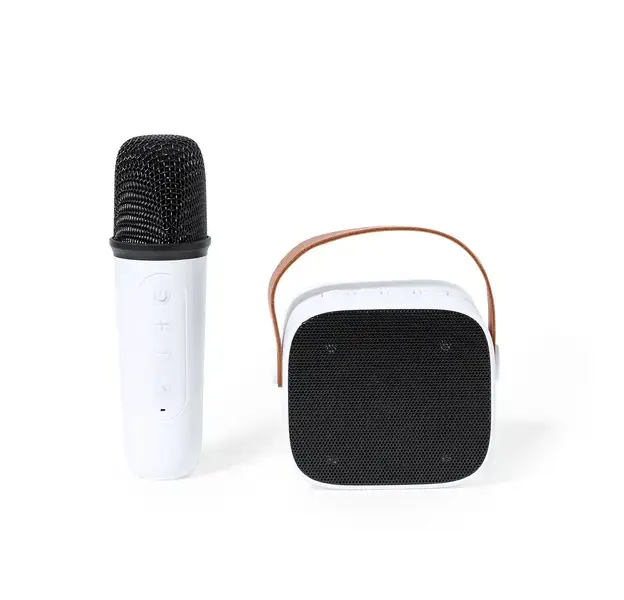 Karaoke Lautsprecher Sophie - weiß, Farbe: weiß personalisierte Geschenke , 4 image