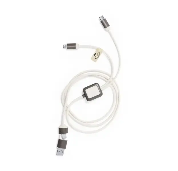 Ladegerätkabel Seymur - braun, Farbe: braun personalisierte Geschenke , 4 image