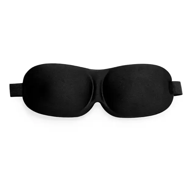 Reise Augenmaske Bezz - schwarz, Farbe: schwarz personalisierte Geschenke , 3 image