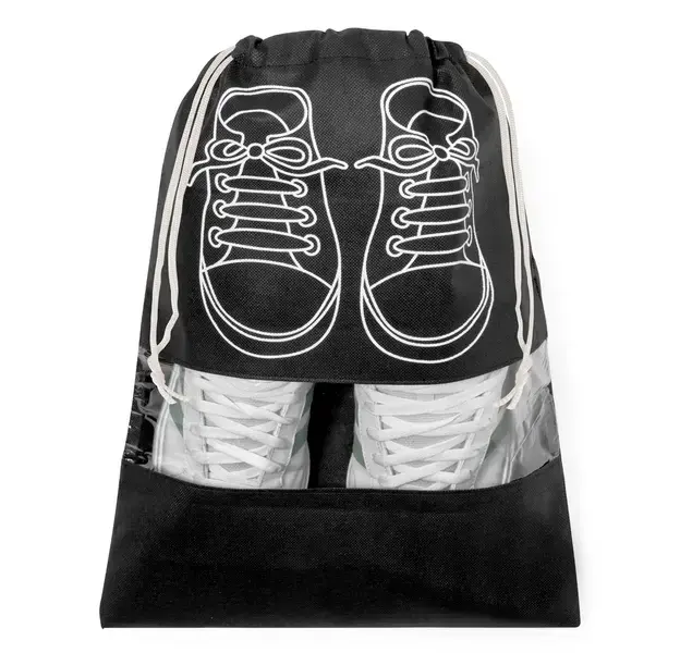 Schuhtasche Cyde - schwarz, Farbe: schwarz personalisierte Geschenke , 3 image