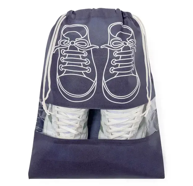 Schuhtasche Cyde - navy blau, Farbe: navy blau personalisierte Geschenke , 4 image