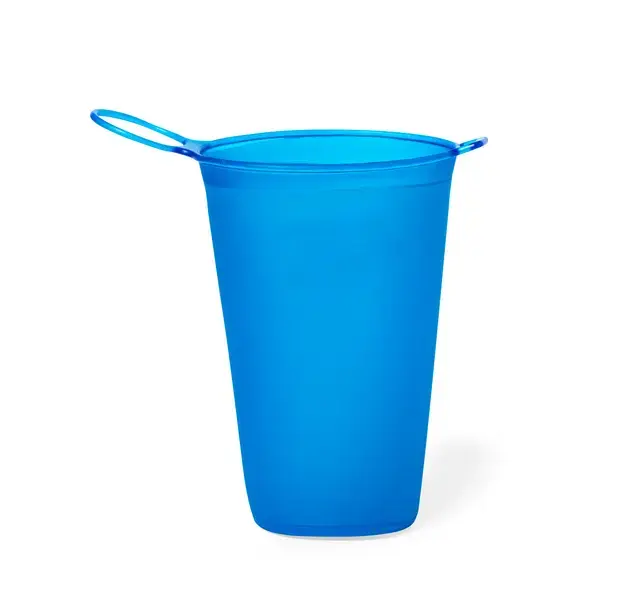 Faltbarer Trinkbecher Sabik - blau, Farbe: blau personalisierte Geschenke , 3 image