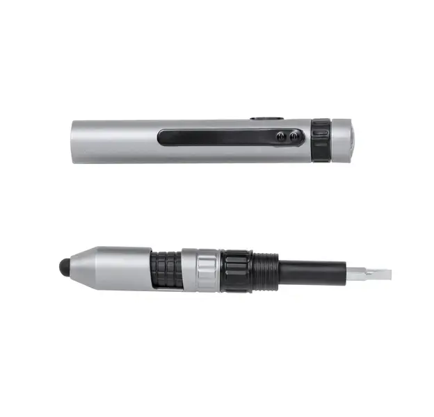 Multifunktion Kugelschreiber Posdan - silber, Farbe: silber personalisierte Geschenke , 4 image