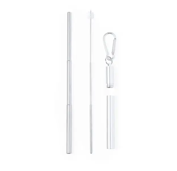 Strohhalm Jexor - silber, Farbe: silber personalisierte Geschenke , 3 image