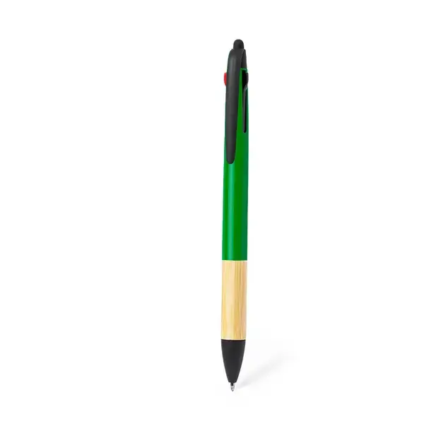 Kugelschreiber Pointer Milok - grün, Farbe: grün personalisierte Geschenke , 5 image