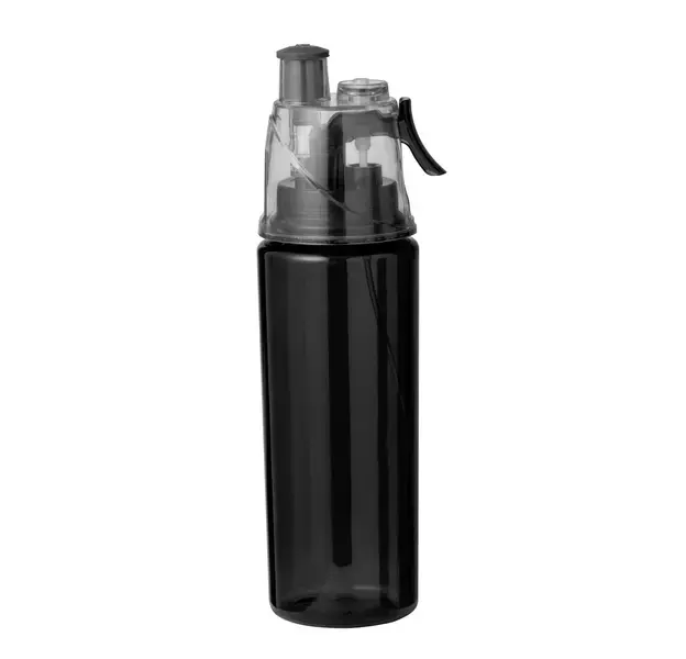 Trinkflasche Zerstäuber Fluxi - schwarz, Farbe: schwarz personalisierte Geschenke , 4 image