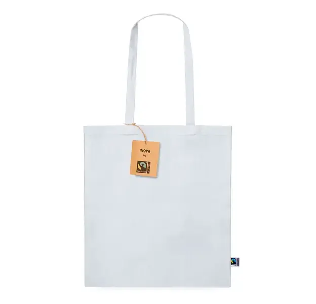 Tasche Inova Fairtrade - weiß, Farbe: weiß personalisierte Geschenke , 3 image