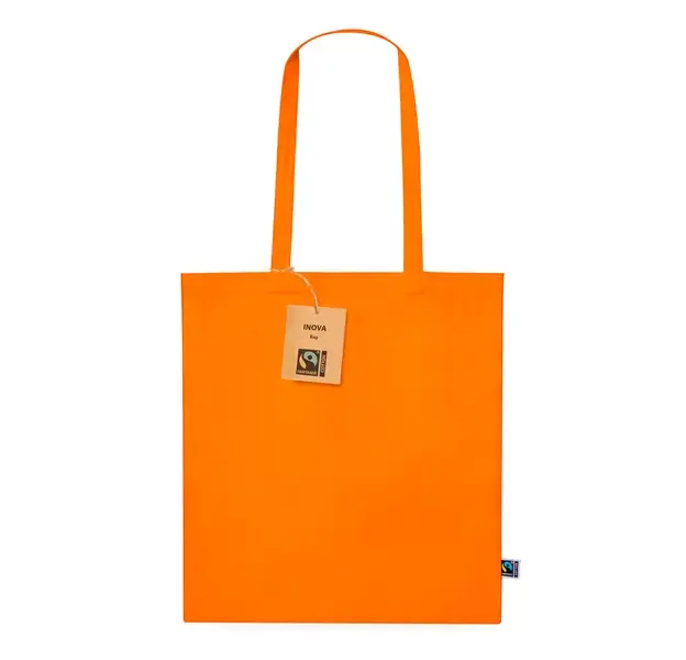 Tasche Inova Fairtrade - orange, Farbe: orange personalisierte Geschenke , 3 image