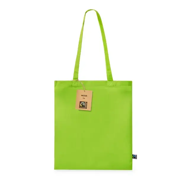 Tasche Inova Fairtrade - hellgrün, Farbe: hellgrün personalisierte Geschenke , 3 image