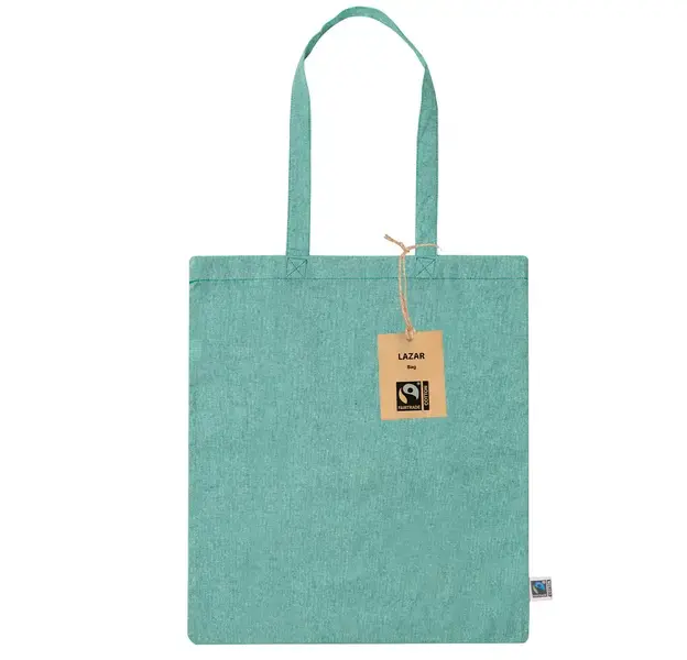 Tasche Lazar Fairtrade - grün, Farbe: grün personalisierte Geschenke , 3 image