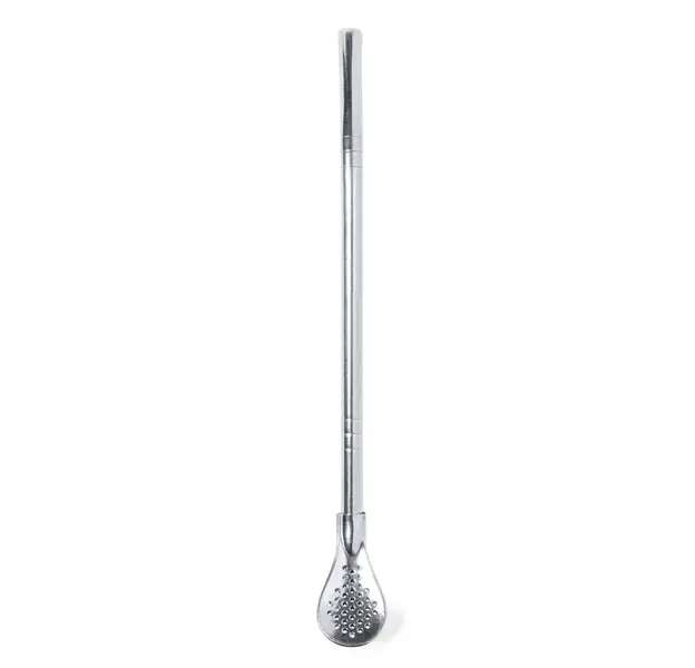 Strohhalm Drink Rührer Evin - silber, Farbe: silber personalisierte Geschenke , 3 image