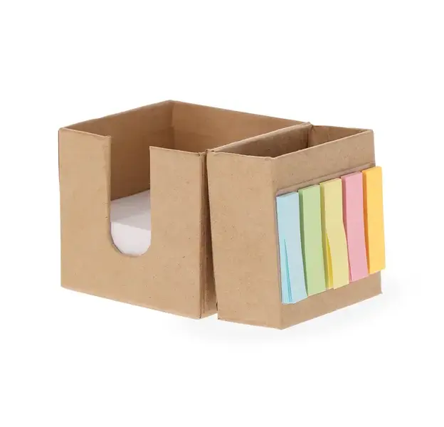 Notizzettelbox Stifthalter Arolax - naturfarben, Farbe: naturfarben personalisierte Geschenke , 3 image