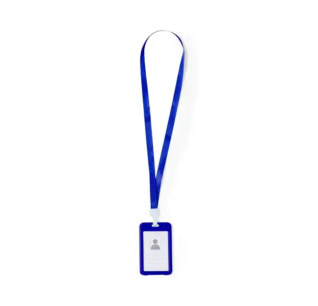 Namensschild Schlüsselband Fleck - blau, Farbe: blau personalisierte Geschenke , 3 image