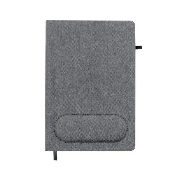 Mauspad Notizbuch Staiger - grau, Farbe: grau personalisierte Geschenke , 3 image