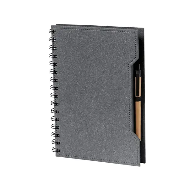 Notizbuch Mecony - schwarz, Farbe: schwarz personalisierte Geschenke , 4 image