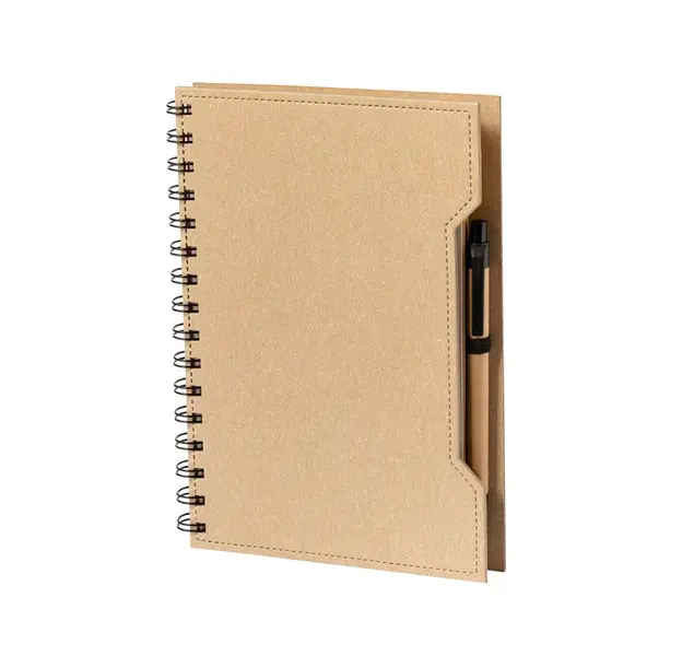 Notizbuch Mecony - naturfarben, Farbe: naturfarben personalisierte Geschenke , 4 image