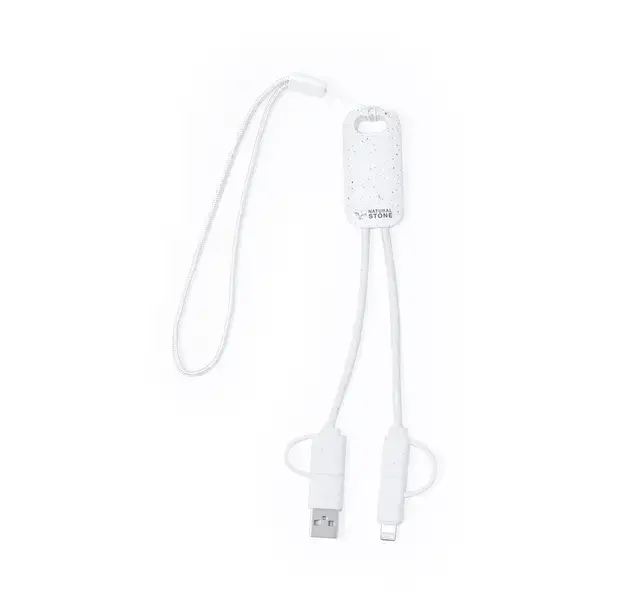 Ladegerätkabel Surgex - weiß, Farbe: weiß personalisierte Geschenke , 3 image