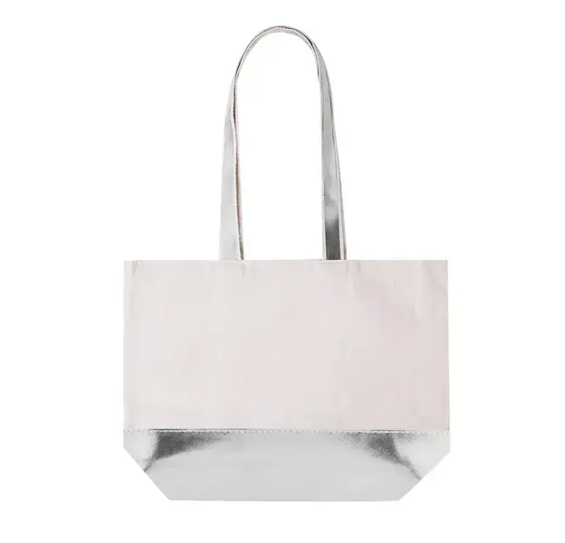 Tasche Hitalax - silber, Farbe: silber personalisierte Geschenke , 6 image