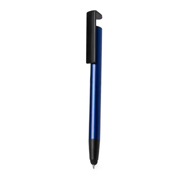 Kugelschreiber Halter Uplex - navy blau, Farbe: navy blau personalisierte Geschenke , 3 image