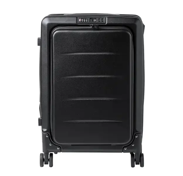Faltbarer Trolley Dopkin - schwarz, Farbe: schwarz personalisierte Geschenke , 9 image