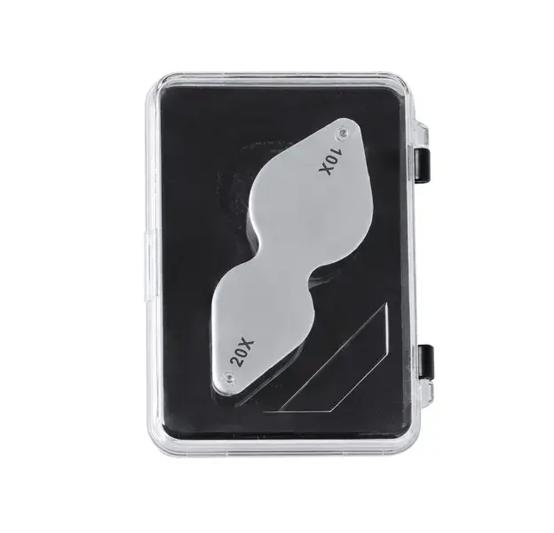 Lupe Nalix 10/20X - silber, Farbe: silber personalisierte Geschenke , 3 image
