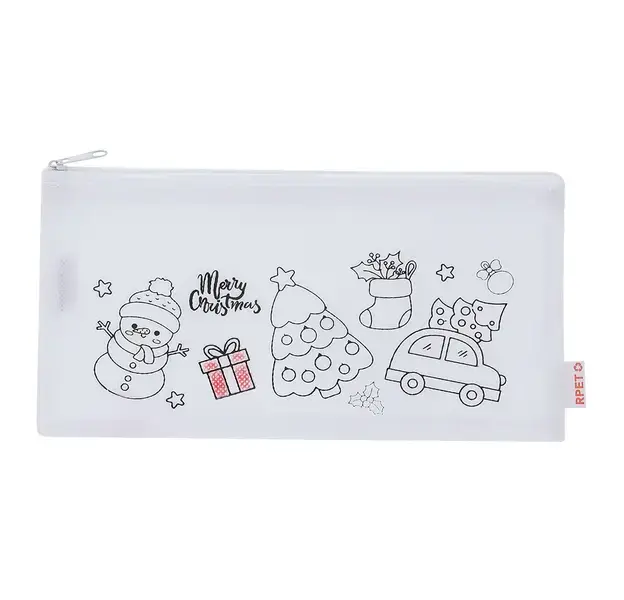 Federmappe Flemenk - weiß, Farbe: weiß personalisierte Geschenke , 3 image