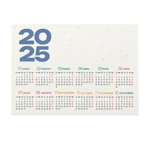 Samen Tischkalender Koryo - weiß, Farbe: weiß personalisierte Geschenke , 3 image