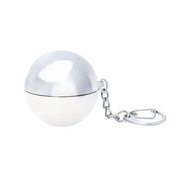 Schlüsselanhänger Lippenbalsam Frissel - silber, Farbe: silber personalisierte Geschenke , 2 image
