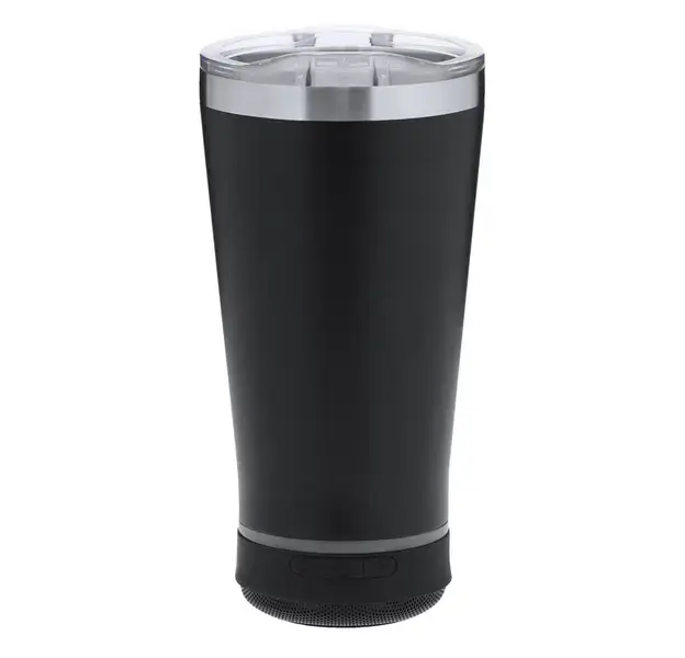 Lautsprecher Wärme Trinkbecher Tandix - schwarz, Farbe: schwarz personalisierte Geschenke , 3 image