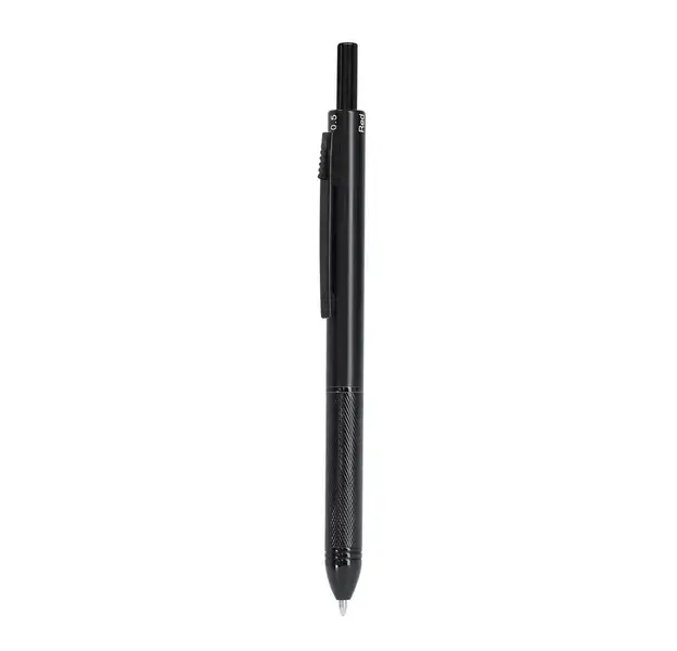 Mehrfarbiger Kugelschreiber Bleistift Tidio - schwarz, Farbe: schwarz personalisierte Geschenke , 4 image