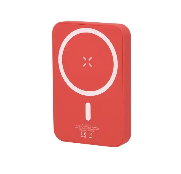 Power Bank Tudelak - rot, Farbe: rot personalisierte Geschenke , 6 image