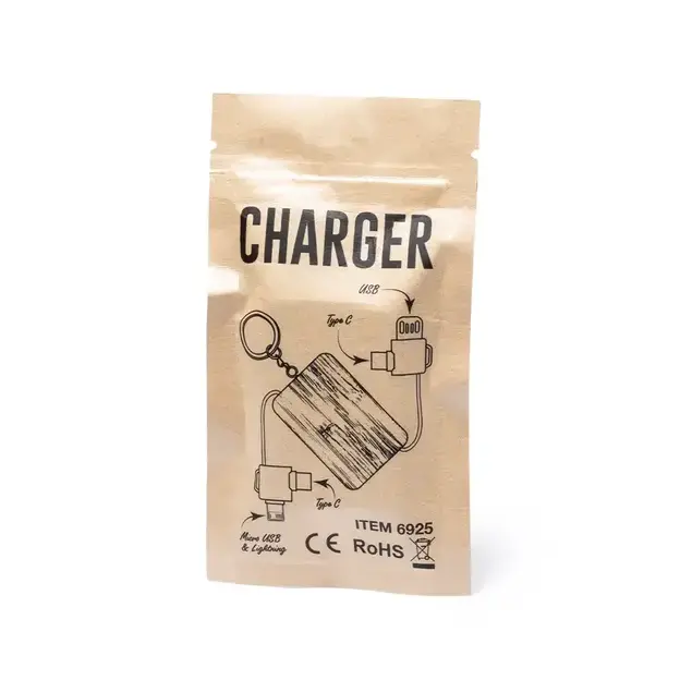 Ladegerätkabel Rusell - weiß personalisierte Geschenke , 9 image