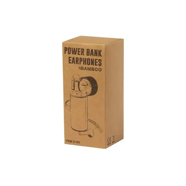 Powerbank Lac with headphones