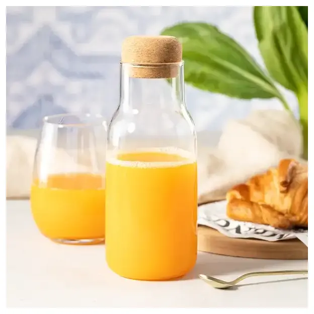 Glastrinkflasche Ricadel