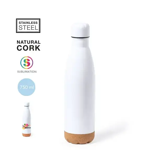 Sublimations Trinkflasche Pooch - weiß personalisierte Geschenke , 8 image