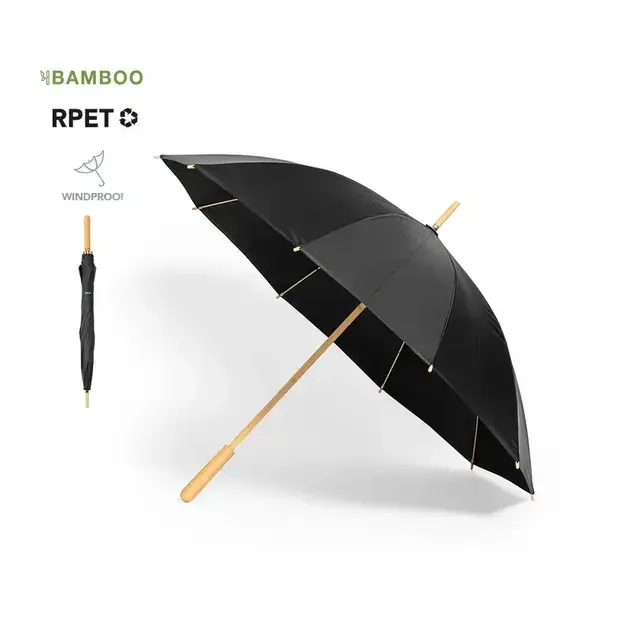 Regenschirm Gotley - schwarz personalisierte Geschenke , 18 image