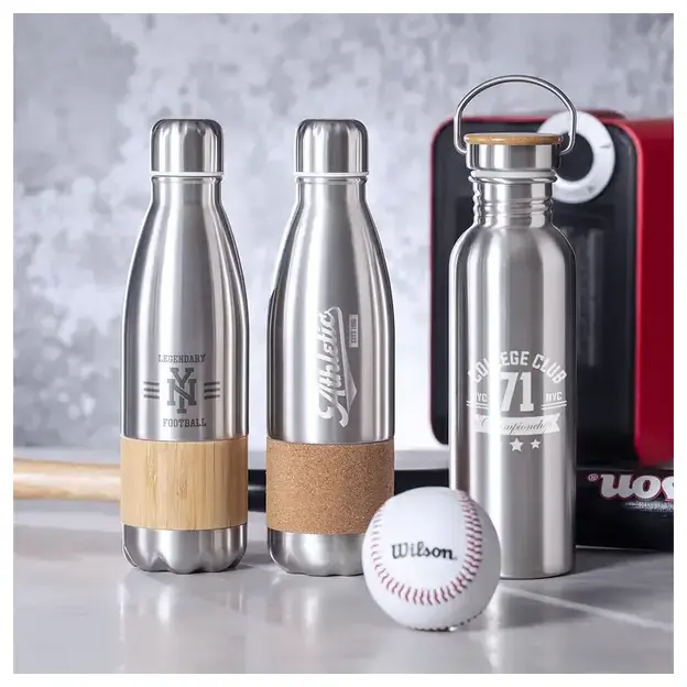 Trinkflasche Sereok - silber personalisierte Geschenke , 5 image