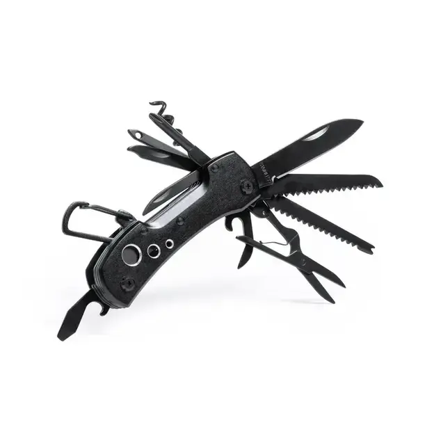 Multifunktionstaschenmesser Komit - schwarz personalisierte Geschenke , 3 image