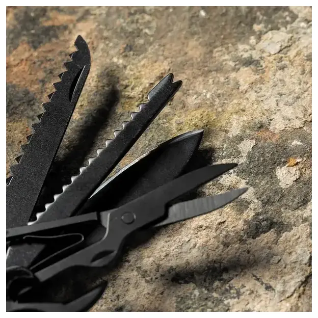 Multifunktionstaschenmesser Komit - schwarz personalisierte Geschenke , 5 image