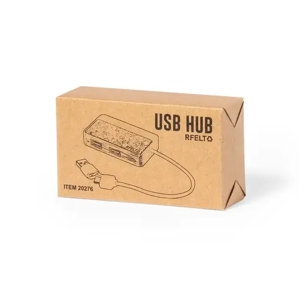 USB Hub Barney - grau personalisierte Geschenke , 9 image