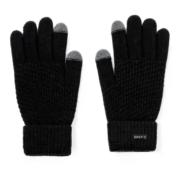 Touchpad Handschuhe Demsey - schwarz personalisierte Geschenke , 2 image