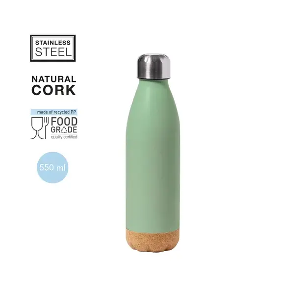 Trinkflasche Stroud - grün, Farbe: grün, Verpackung: Kraft Box mit Design personalisierte Geschenke , 3 image