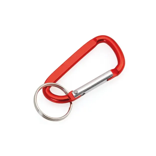 Karabiner Zoko - rot, Farbe: rot personalisierte Geschenke 