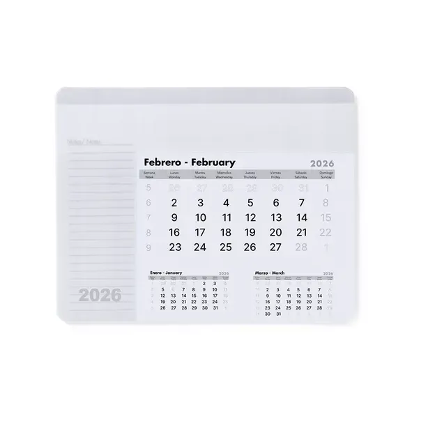 Mauspad Kalender Rendux